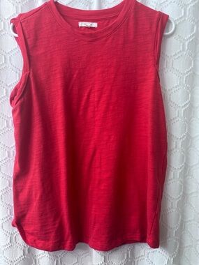 Maurice’s 24/7 High Neck Roll Sleeve Tank Top